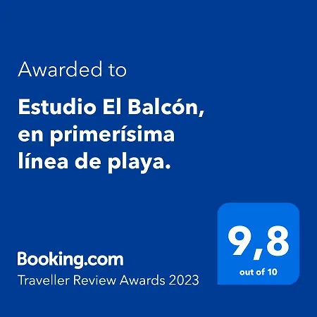 Estudio El Balcon, En Primerisima Linea De Playa. アパート フエンヒロラ